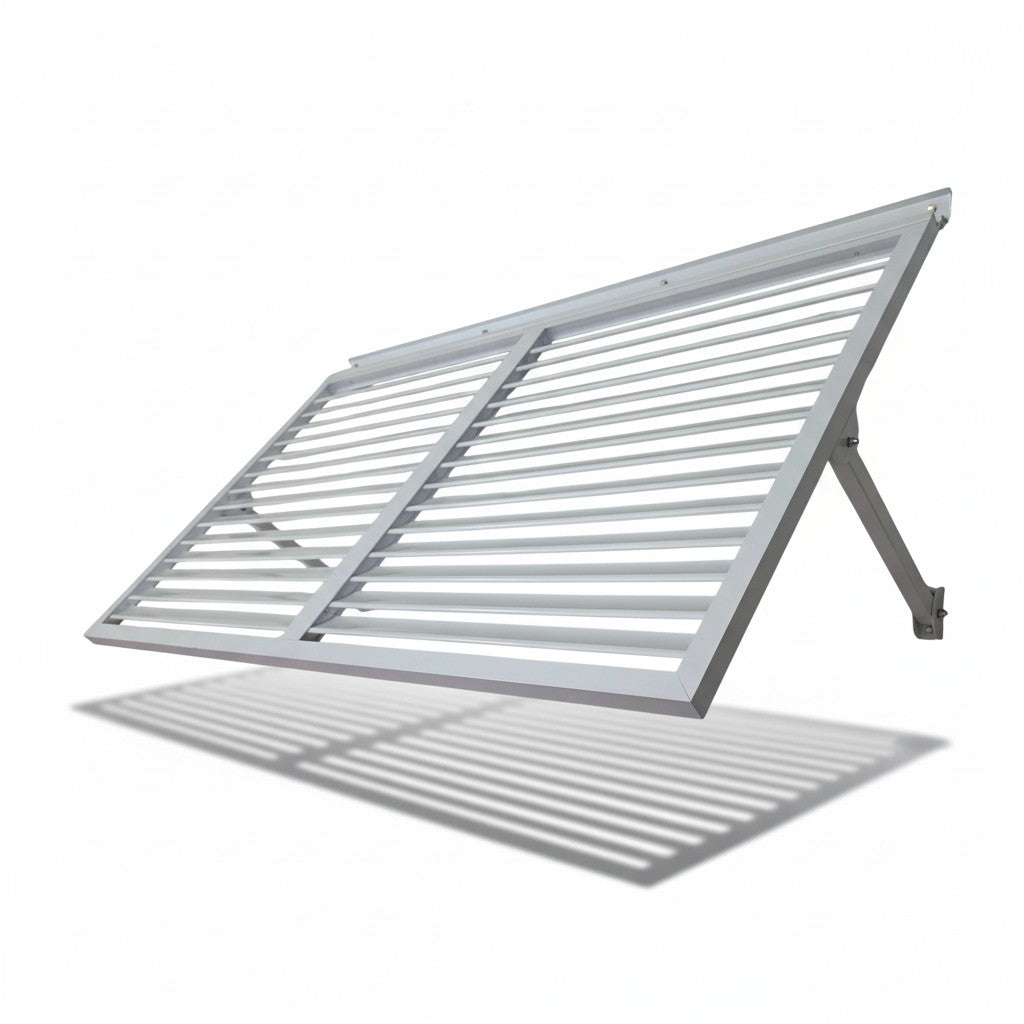 Breeze Louver Metal Shutter 4.6 - White