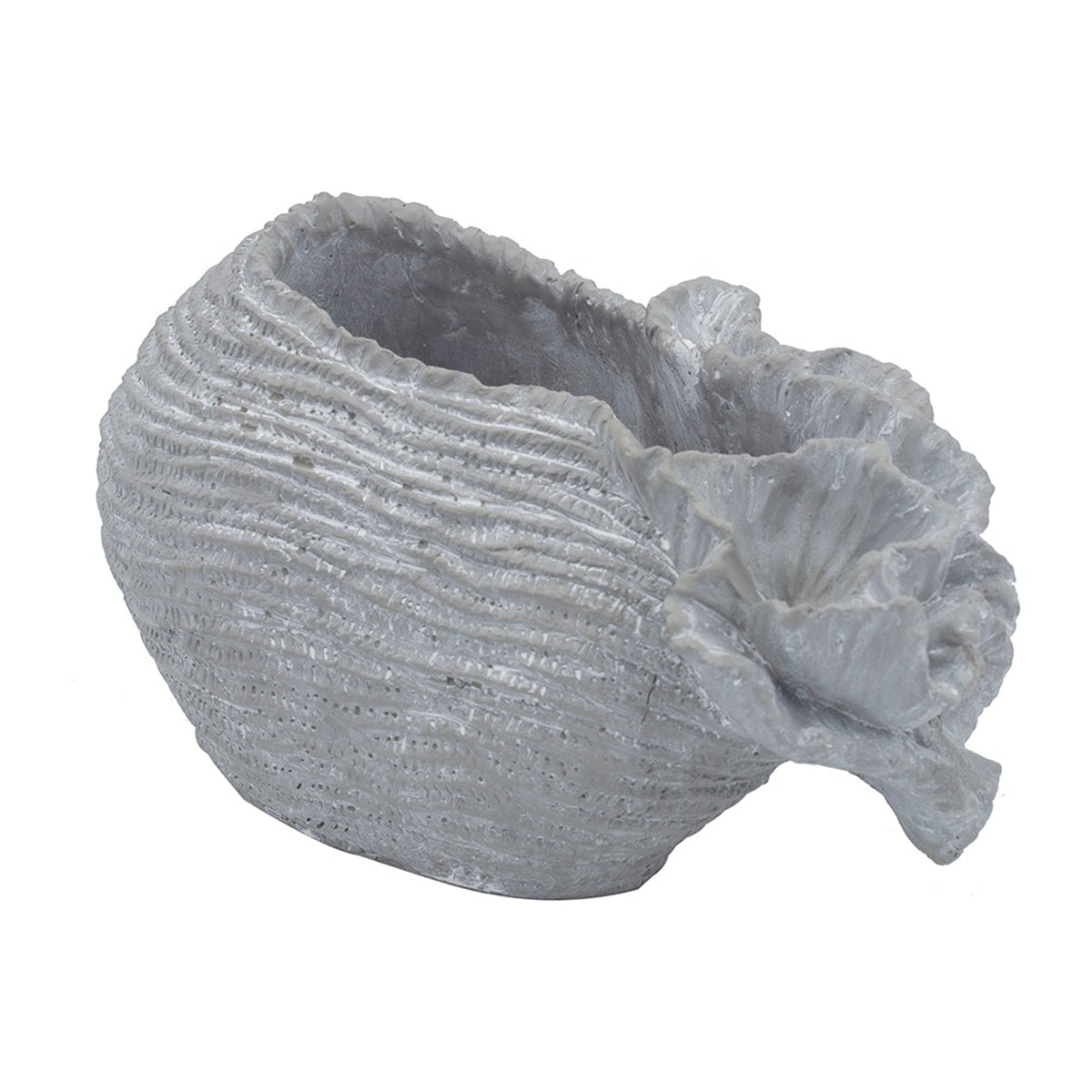 14.2x7.9x7.9" Cement Planter, Indoor Outdoor Garden Decor