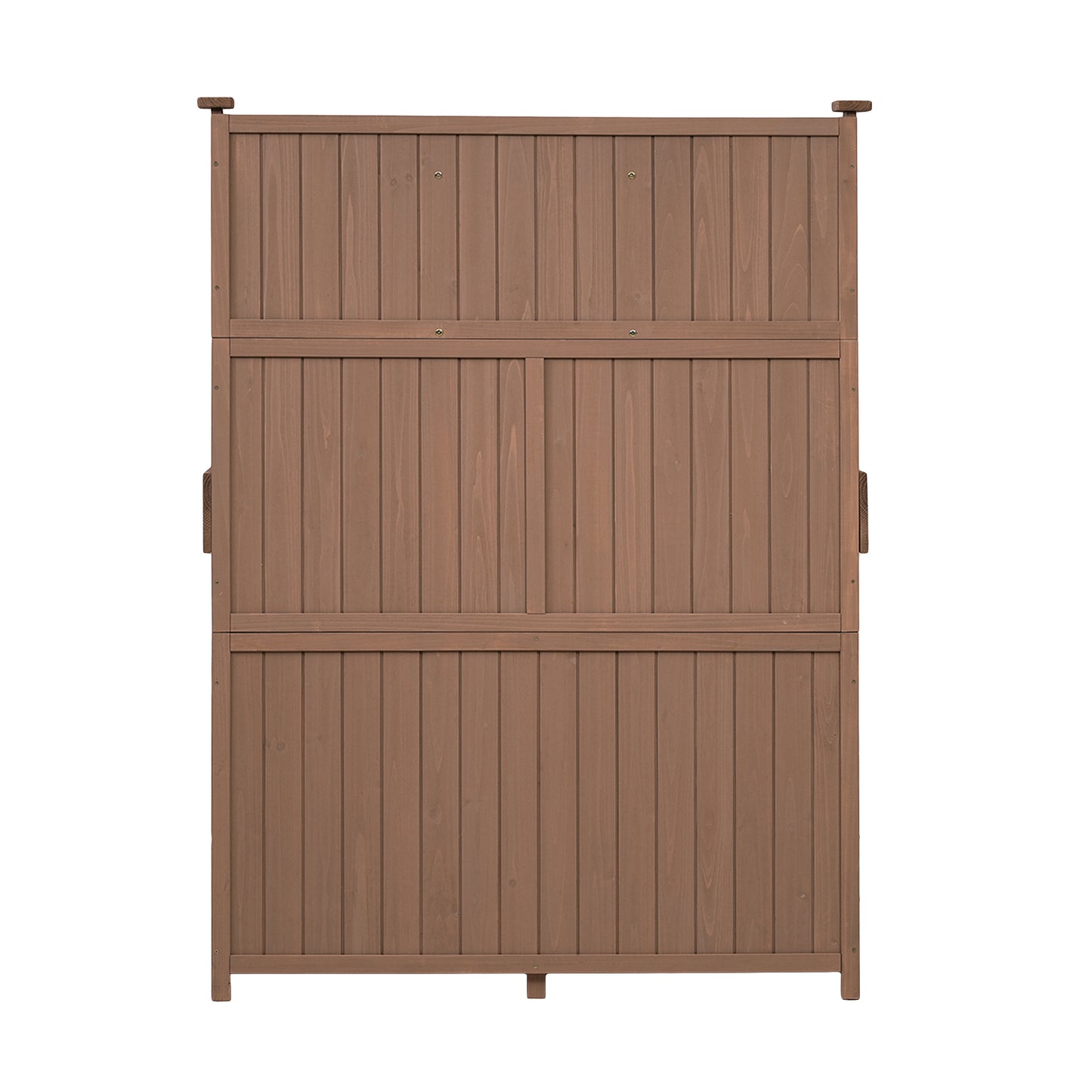 [Assembly Video Provided] TOPMAX 65inch Garden Potting Bench Table, Fir Wood Workstation with Storage Shelf, Drawer and Cabinet, Brown