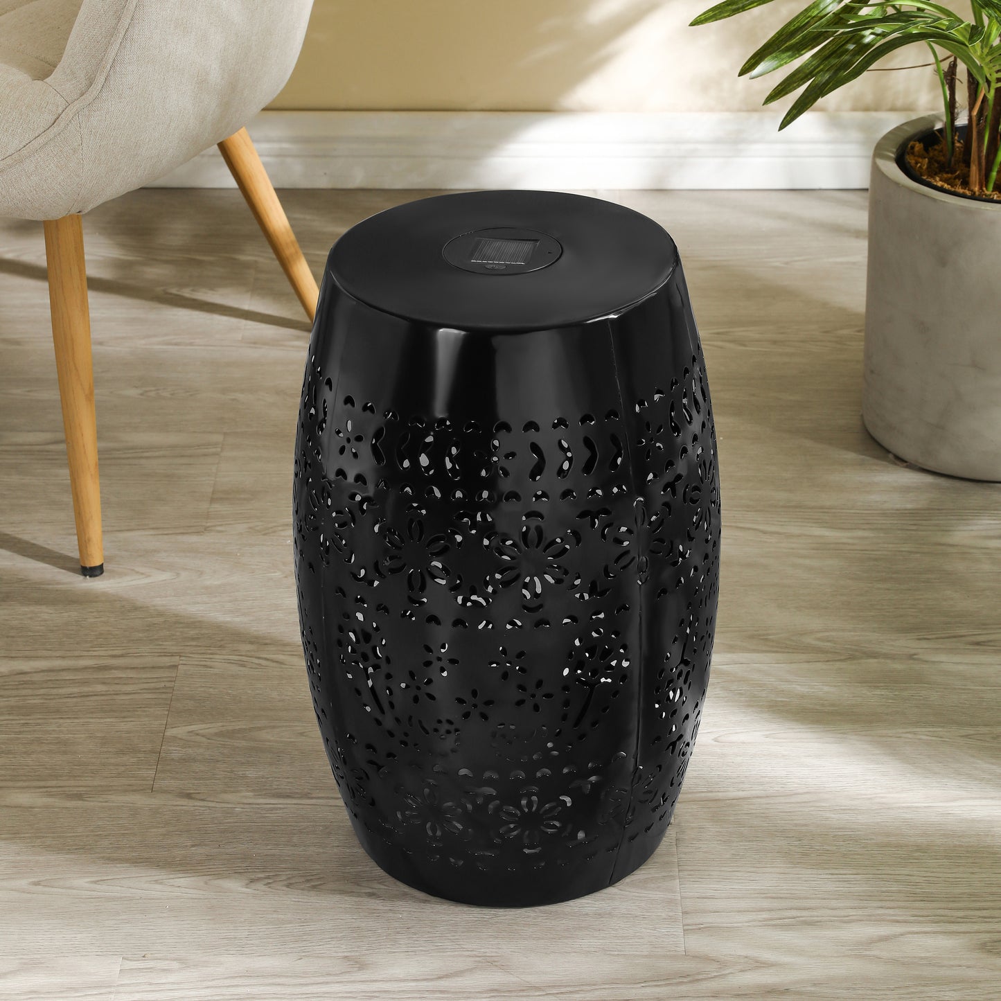 SOLAR SIDE TABLE,Black COLOR (Original SKU:N770P182381B)