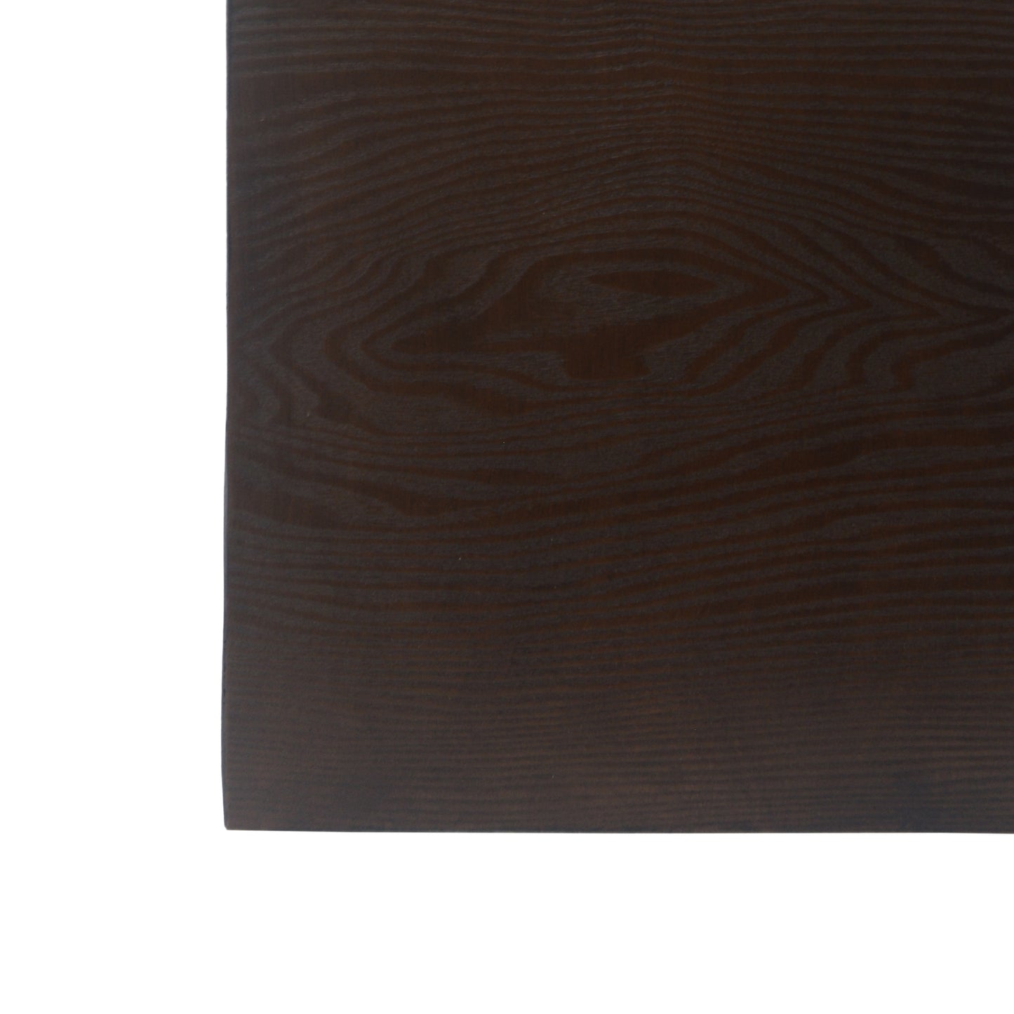 14.25" Natural Wood Grain Finish Prismatic Symmetry Concrete Outdoor Side Table with Symmetric Design – Weather-Resistant Accent for Patio, Garden, or Balcony