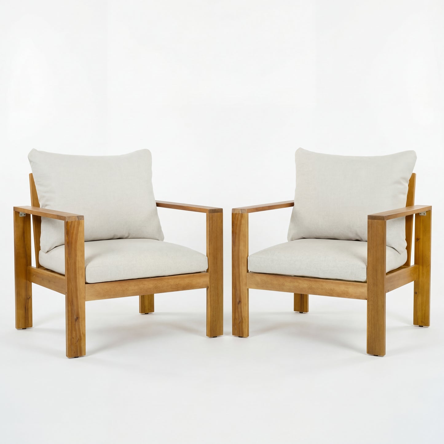 Outdoor Patio Chair with Cushions (Set of 2) (old sku N757P313127B)