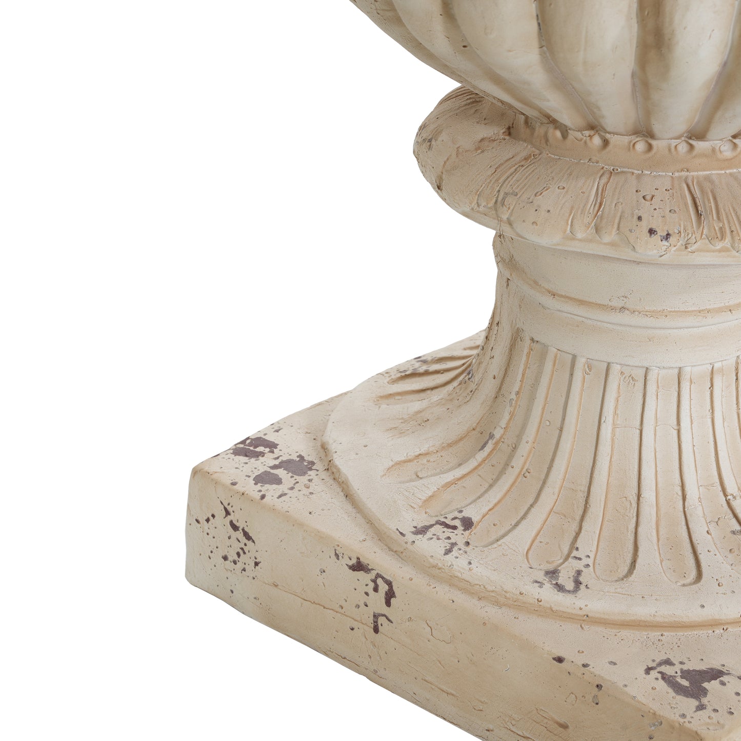 MGO Garden Urn, Antique White, 27'' H