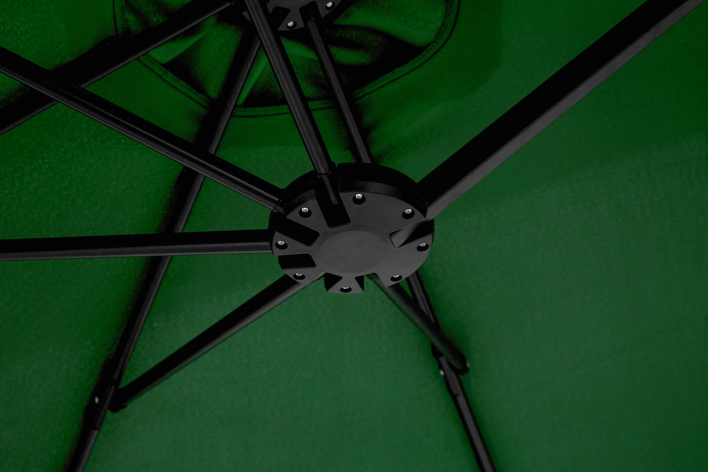 14.8 Ft Double Sided Outdoor Umbrella Rectangular Large with Crank ( Dark green)(No Base)