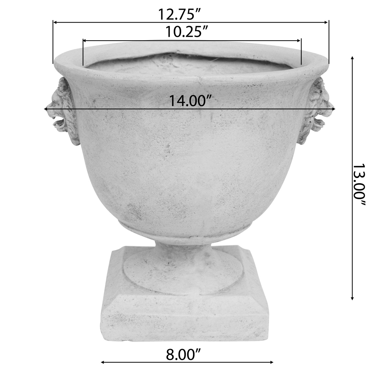 MGO GARDEN URN PLANTER
