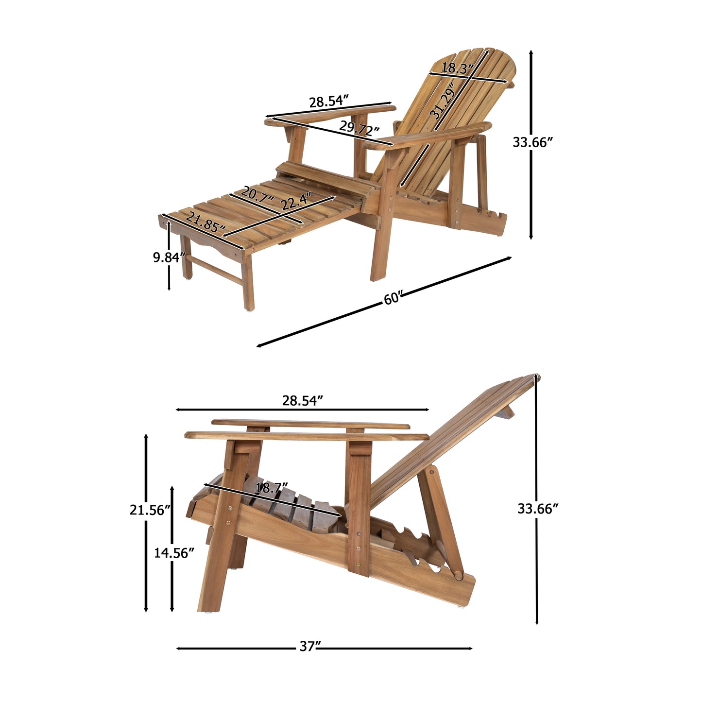 MALIBU ADIRONDACK CHAIR