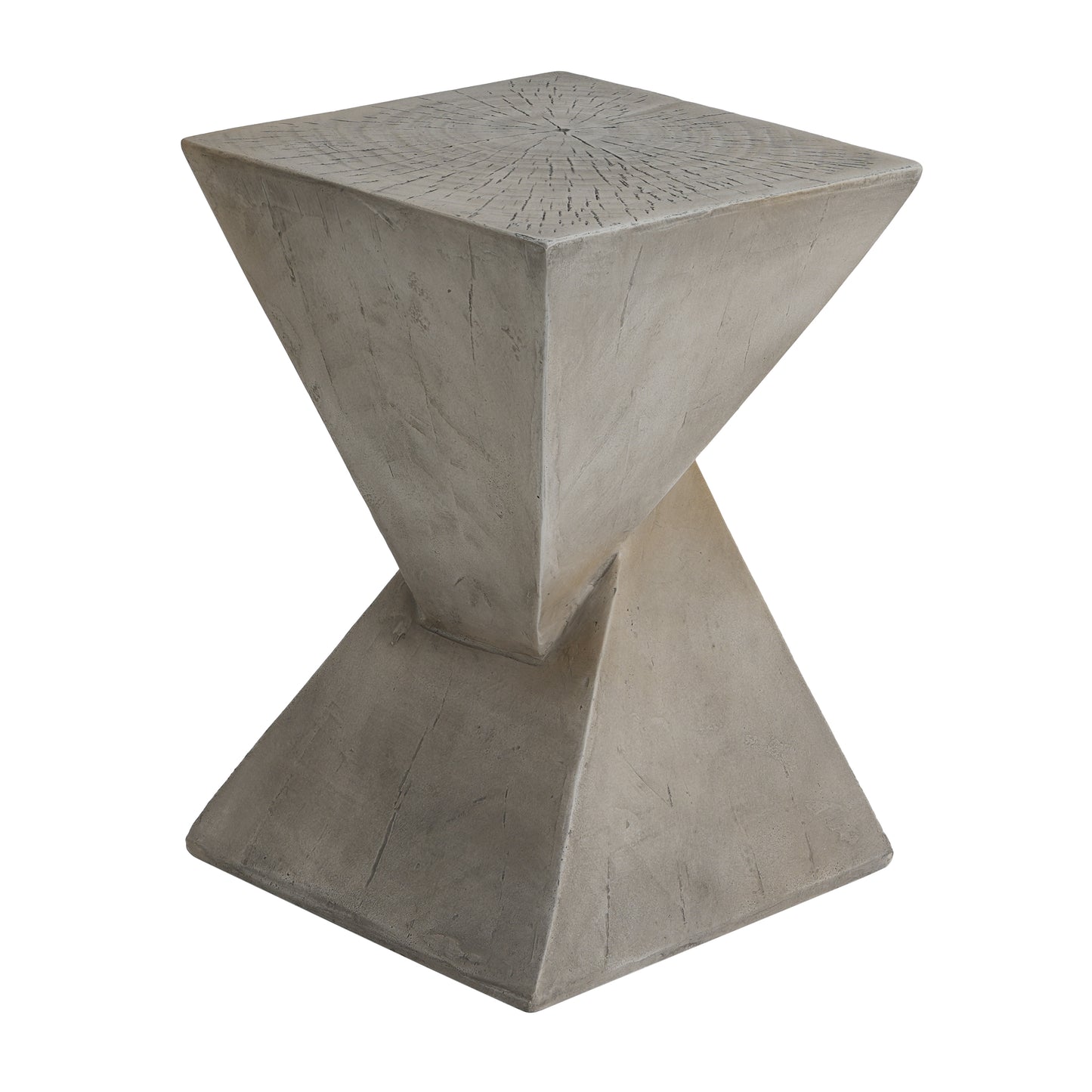TESS Modern Side Table – Stylish Cent Table Compatible with Living Room, Bedroom, or Office – Versatile Home Furniture with Design and Sturdy Construction,Light gray Color