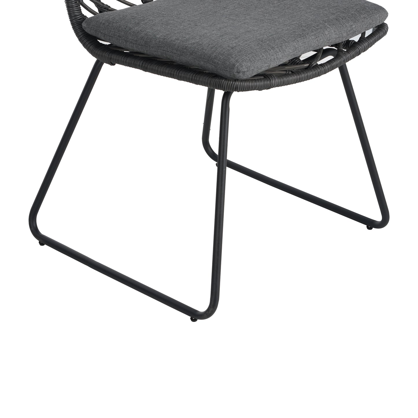 DEJA CHAIR,2PCS with 2 Cushions,Gray