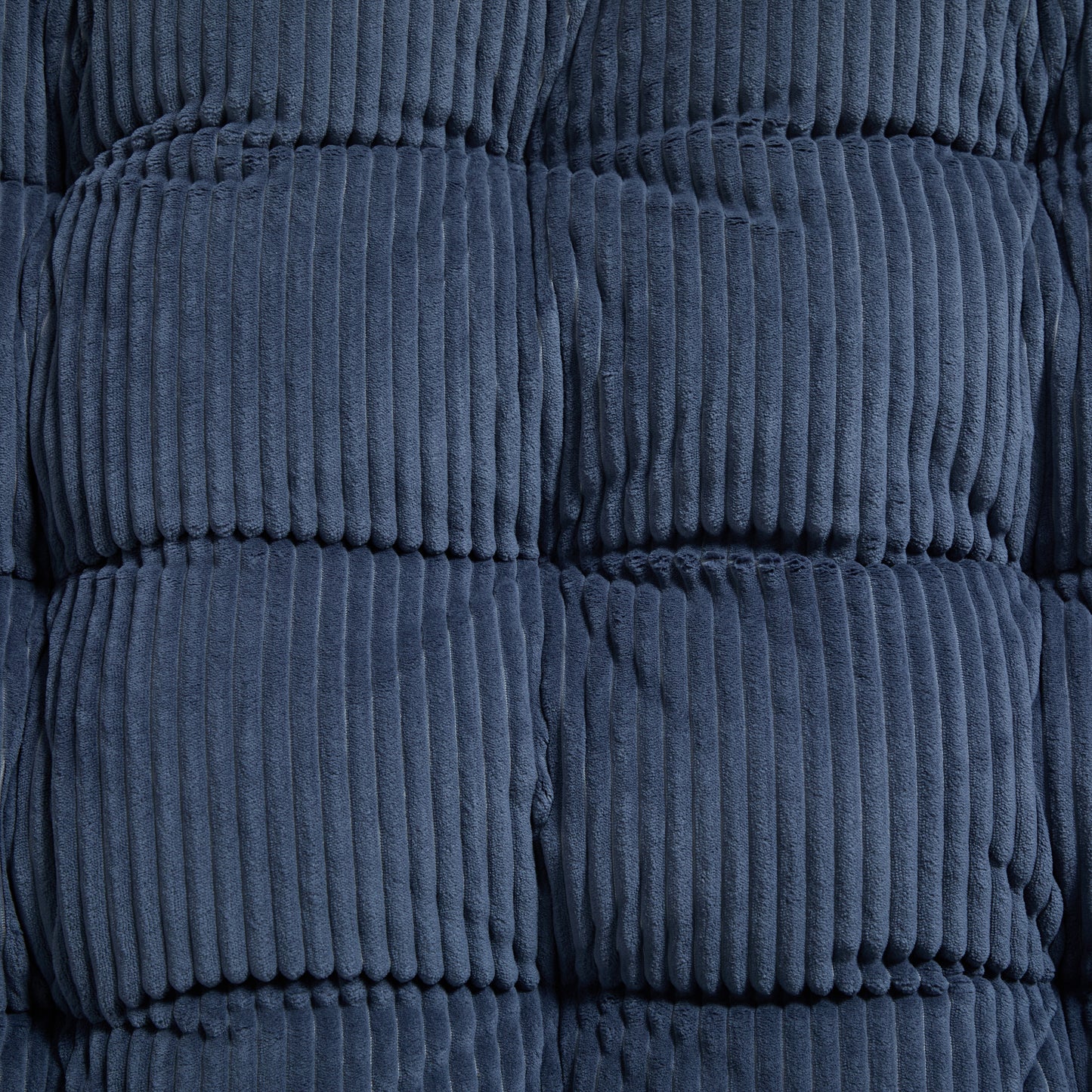 Outdoor Rocking Chair, Comfy Cushion, with Soft Thick Cushion,for Living Room, Bedroom, Reading Room, Black Frame with Navy blue Cushion