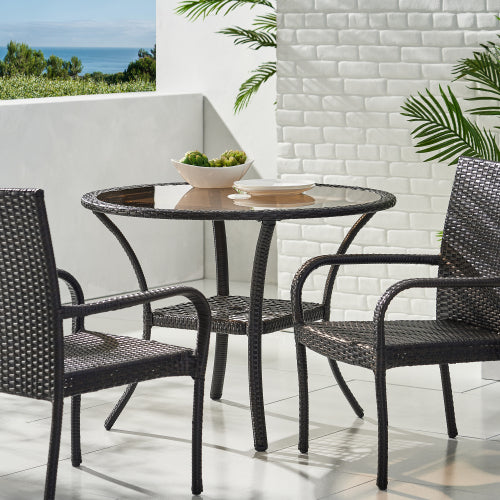 Outdoor Resin Table, old version 56225.00TBLBRN