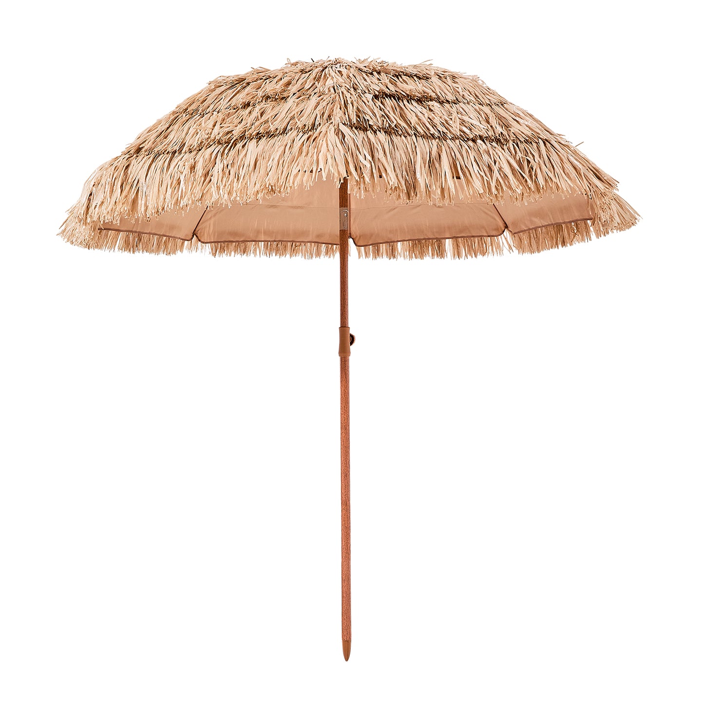 Tiki Umbrella Thatched Patio Umbrella 6.5 ft Poolside Patio Beach Umbrella