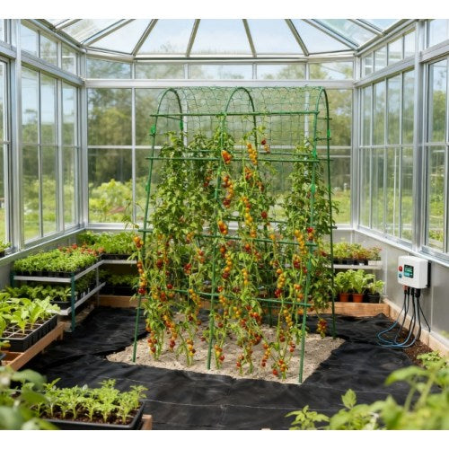 81.1 in. Arch Metal Garden Trellis with Climbing Net Adjustable Layers and Weather-Resistant for Outdoor Gardening Green