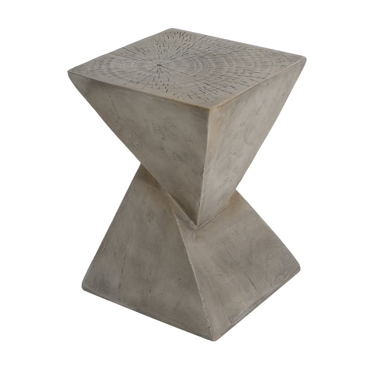TESS Modern Side Table – Stylish Cent Table Compatible with Living Room, Bedroom, or Office – Versatile Home Furniture with Design and Sturdy Construction,Light gray Color