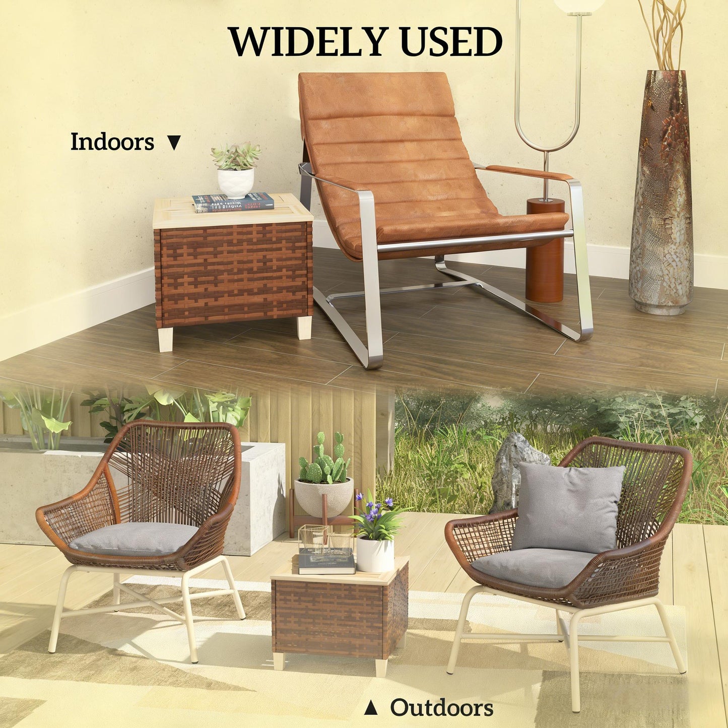 Small Outdoor Table,End Table,Outdoor Side Table