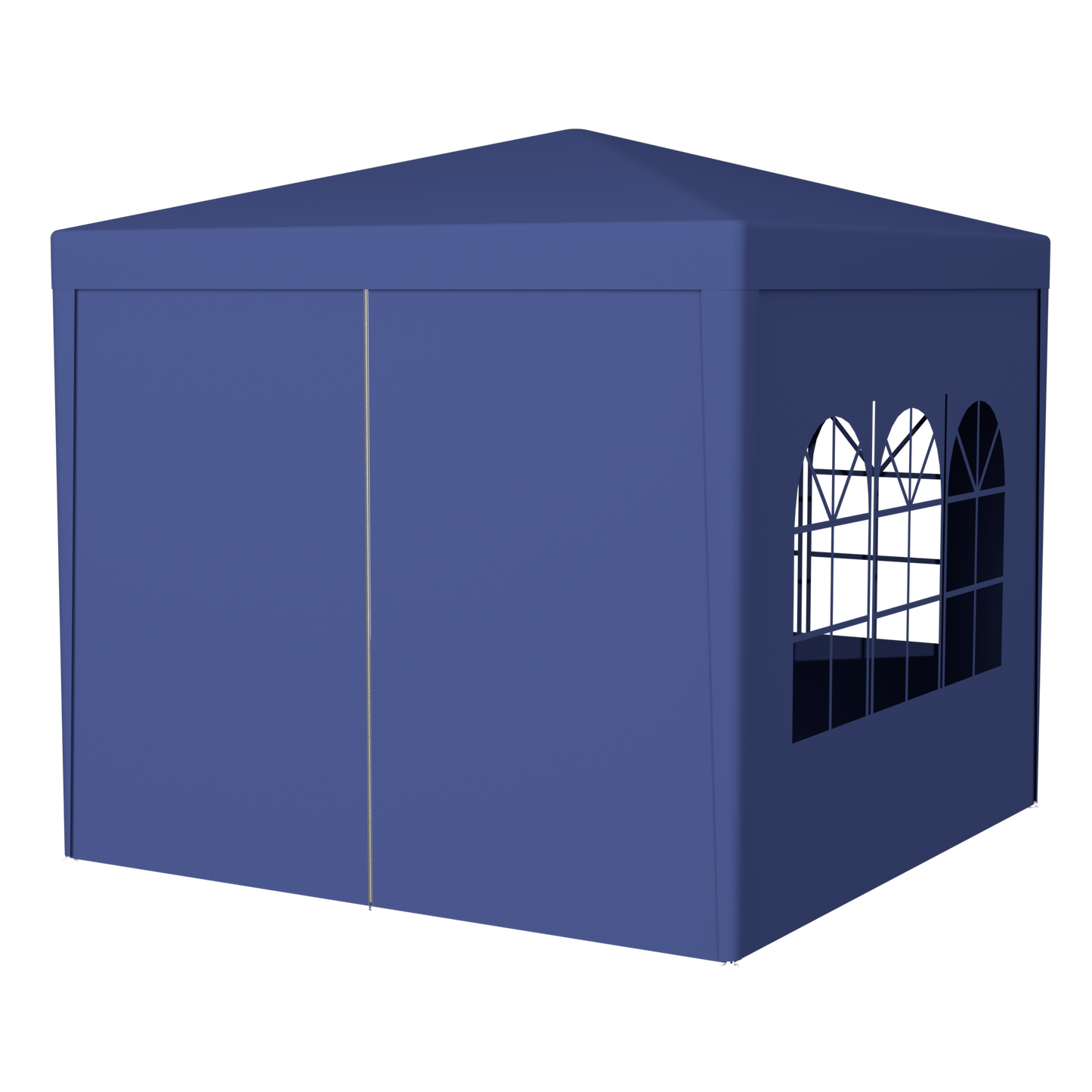 10'x10' Party Tent Outdoor Heavy Duty Gazebo Wedding Canopy + 4 Removable Walls ,Blue