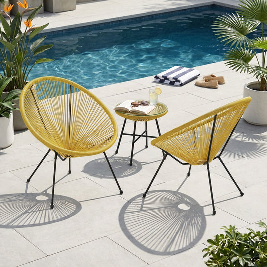 ANSON  CHAIR (SET OF 2) - YELLOW
