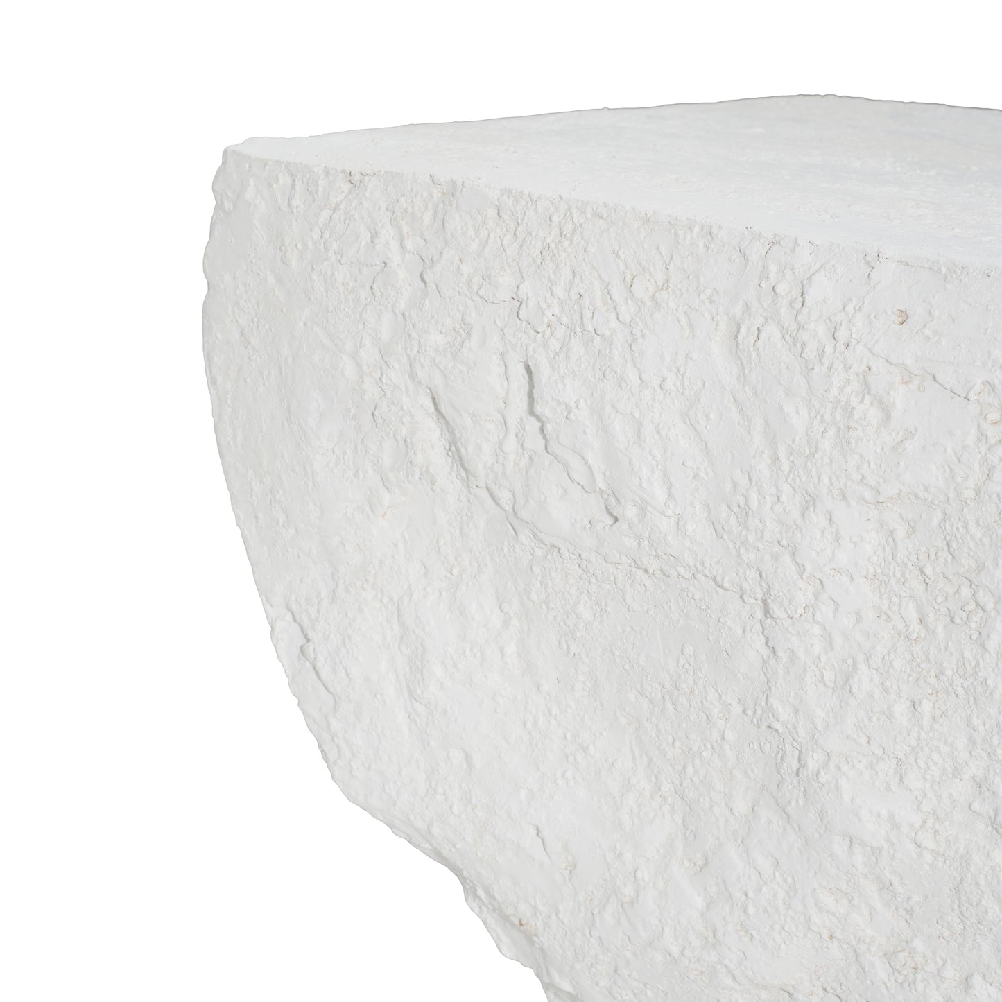 Cleo Outdoor Paito Modern Minimalist MGO Side Table, White