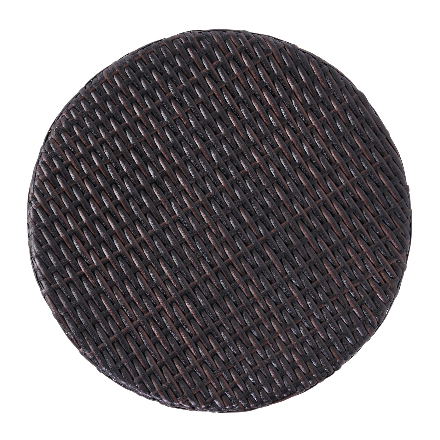 Kingstown RD Barrel Side Table,  Outdoor Wicker End Table