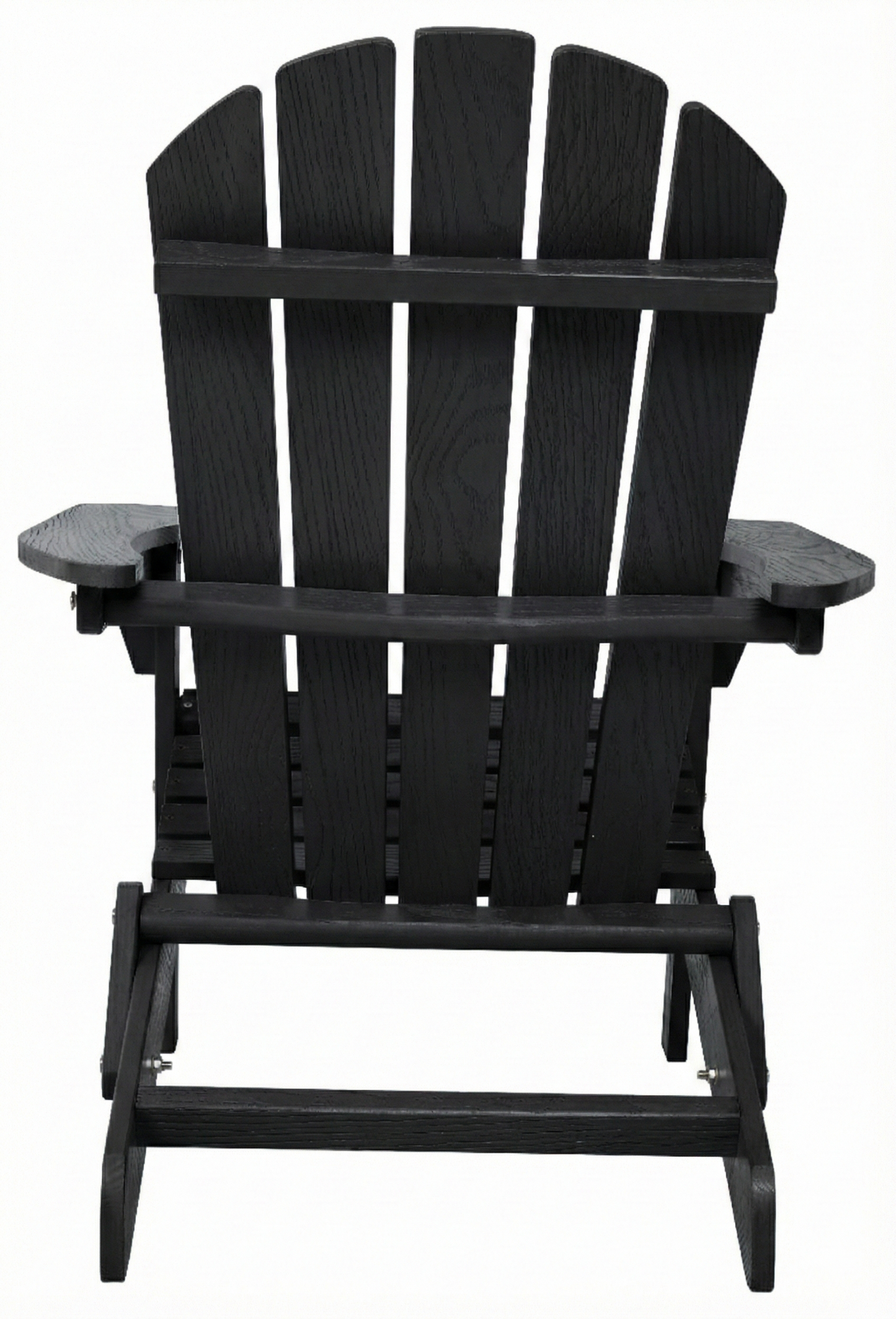 Wood Lounge Patio Chair for Garden Outdoor Wooden Folding Embossed Adirondack Chair Solid Wood Lounge Patio Chair with Wood Grain