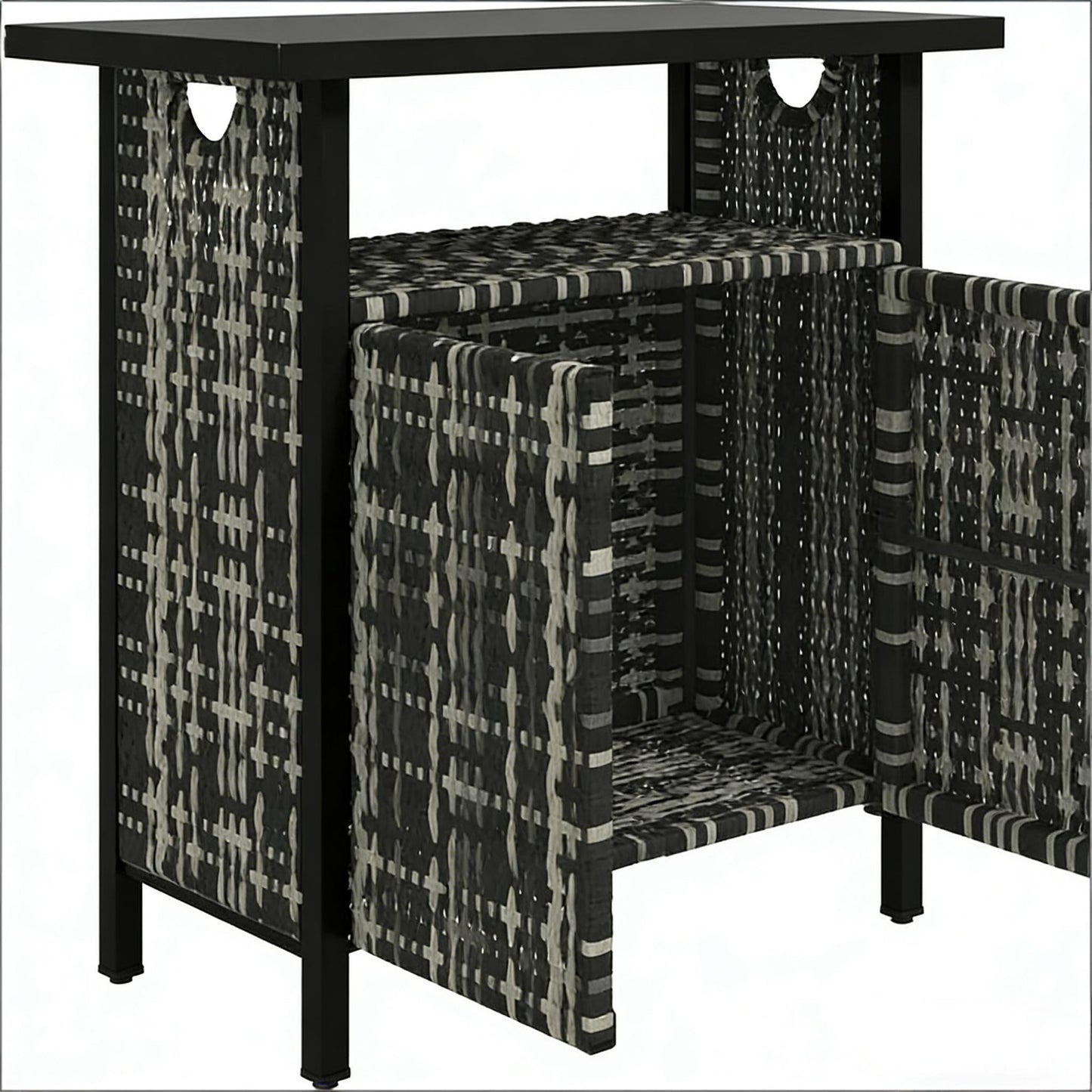 Outdoor Coffee Table,Outdoor Towel Storage Cabinet Organizer,Outdoor Bar Table