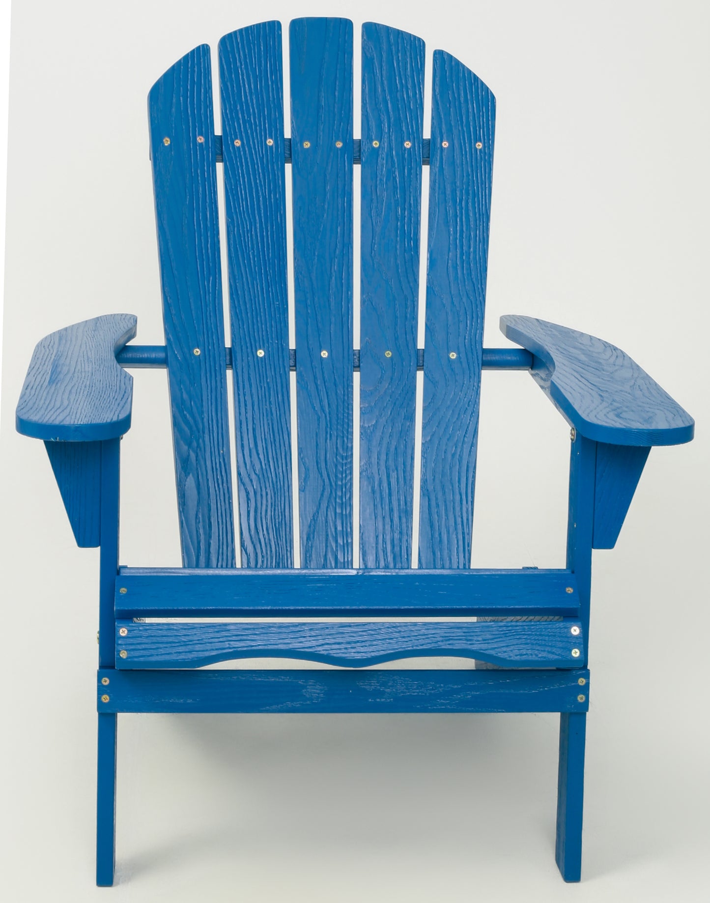 Wood Lounge Patio Chair for Garden Outdoor Wooden Folding Embossed Adirondack Chair Solid Wood Lounge Patio Chair with Wood Grain