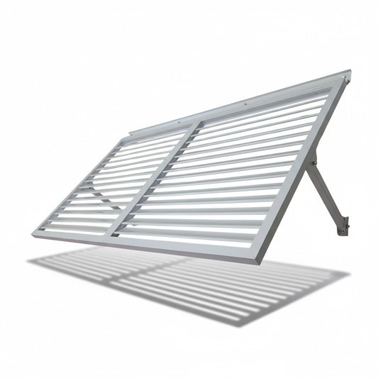 Breeze Louver Metal Shutter 5.6 - White