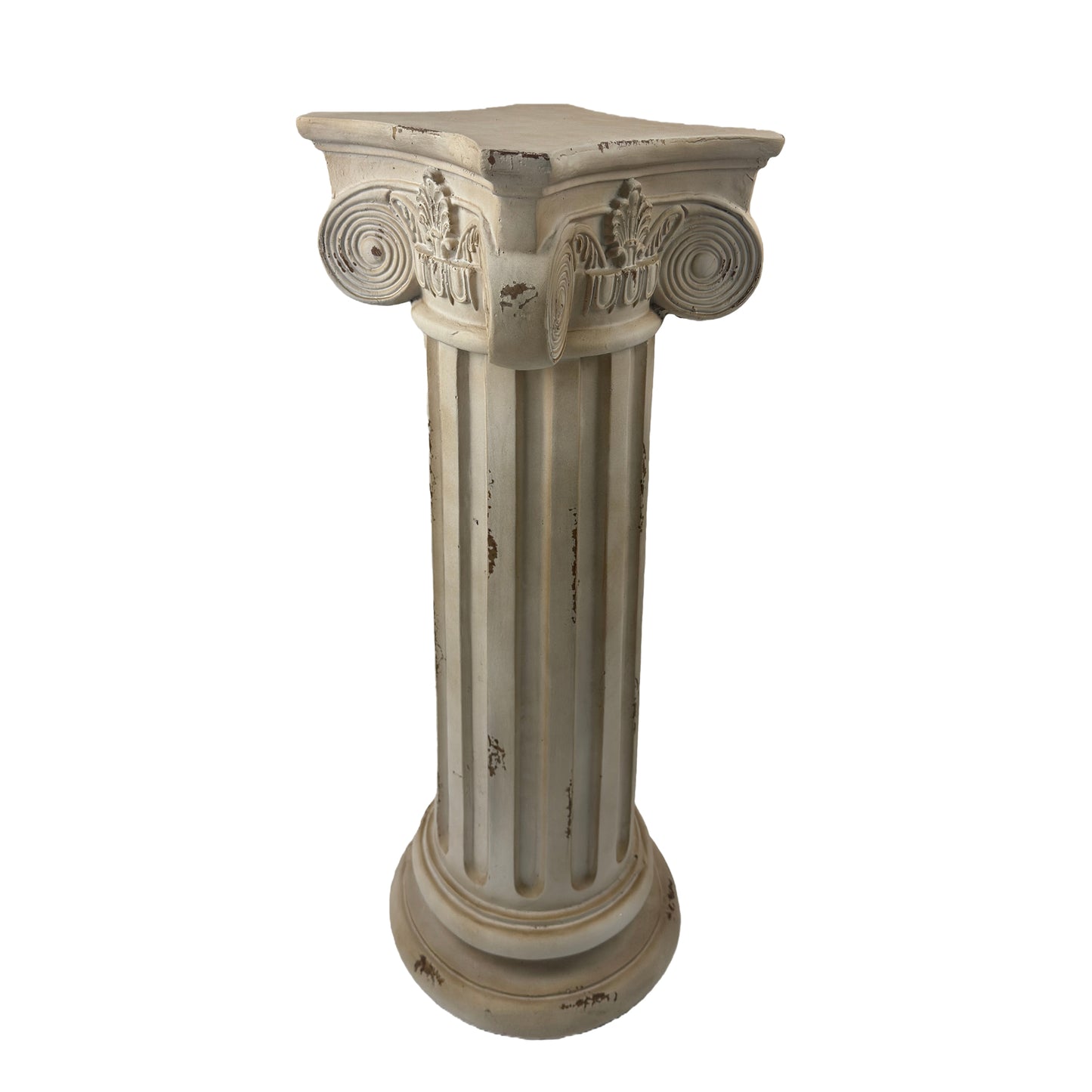Pedestal Column Plant Stand 28.93'' Tall Roman Column with Base Roman Pillar Greek Column Magnesium Oxide Statue Sculpture Pedestal Stand Holder for Indoor Outdoor Wedding Birthday Party decorate