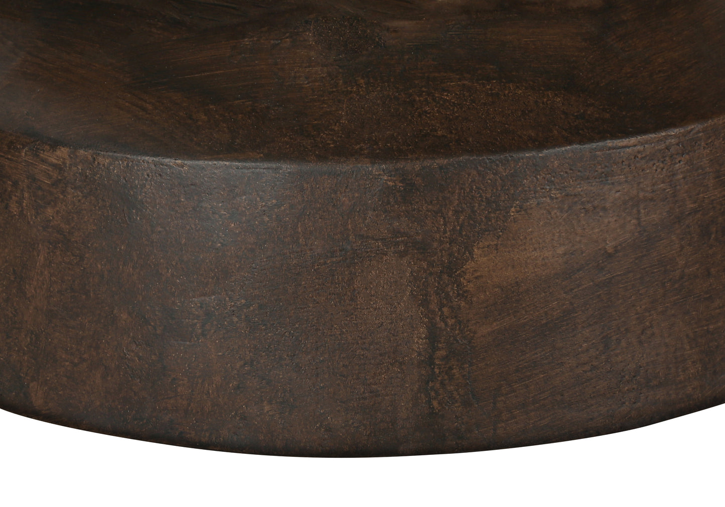 Accent Table, 25"h, Indoor Or Outdoor, Side Table, End, Bedroom, Living Room, Nightstand, Round, Walnut, Contemporary, Modern