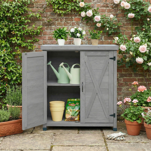 96 x 28 x 10 in. Gray Wood Ground Raised Garden Bed Planting Planter Box for Flowers/Vegetables Backyard/Patio Outdoor
