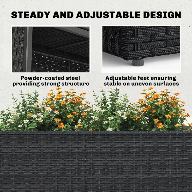 Outdoor Planter Box,Modern Elevated Planter Box,Raised Garden Bed