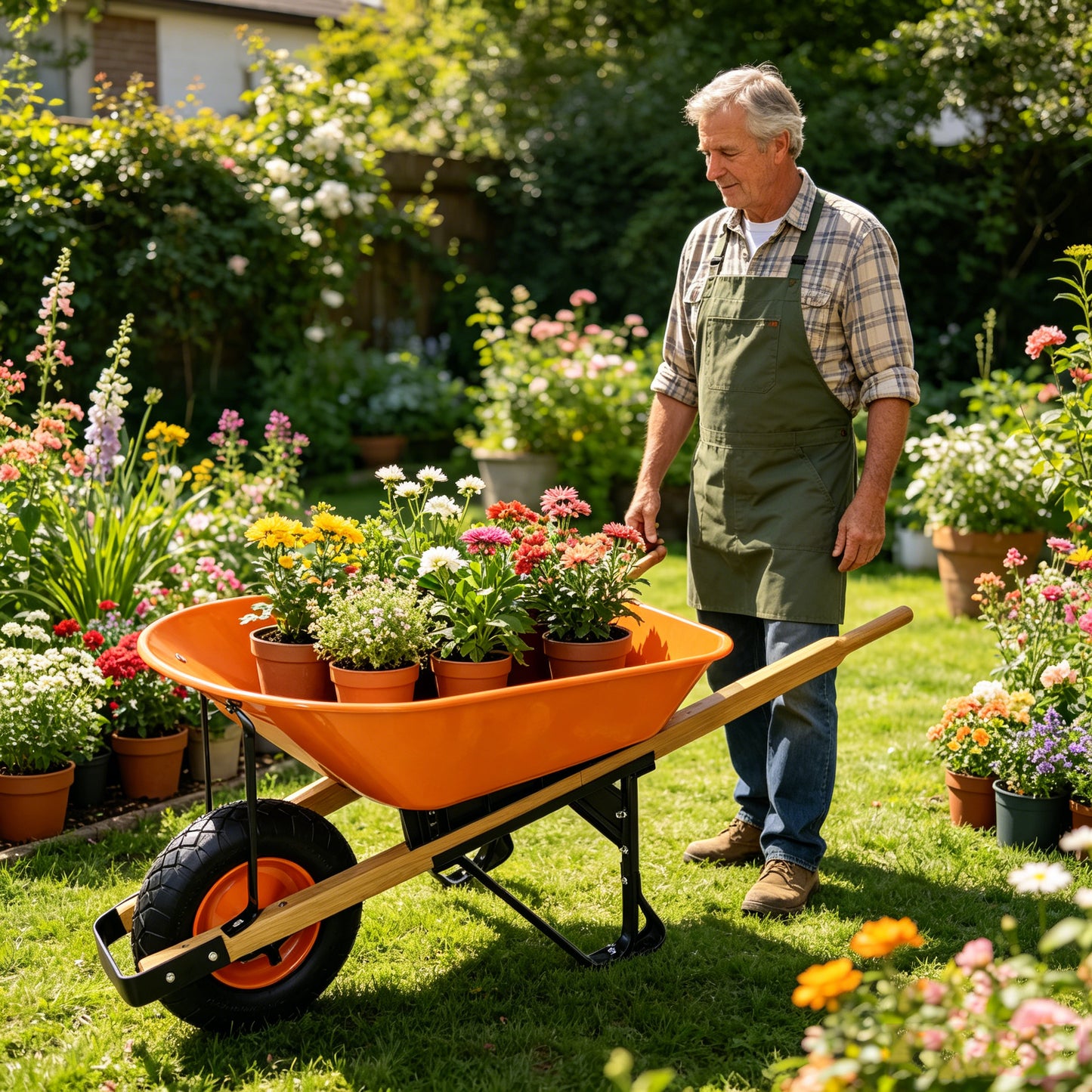 Steel TRAY wheel barrow