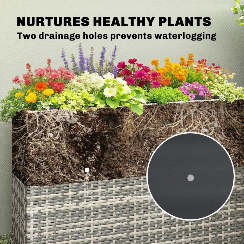 Patio Elevated Planter Box,Raised Garden Bed