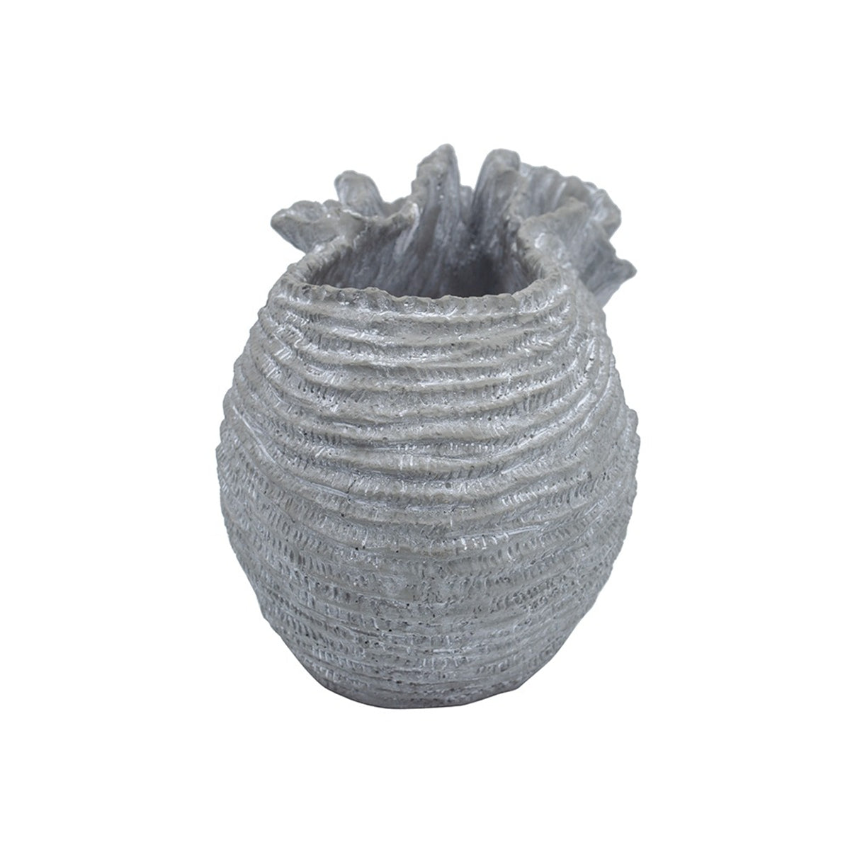 14.2x7.9x7.9" Cement Planter, Indoor Outdoor Garden Decor