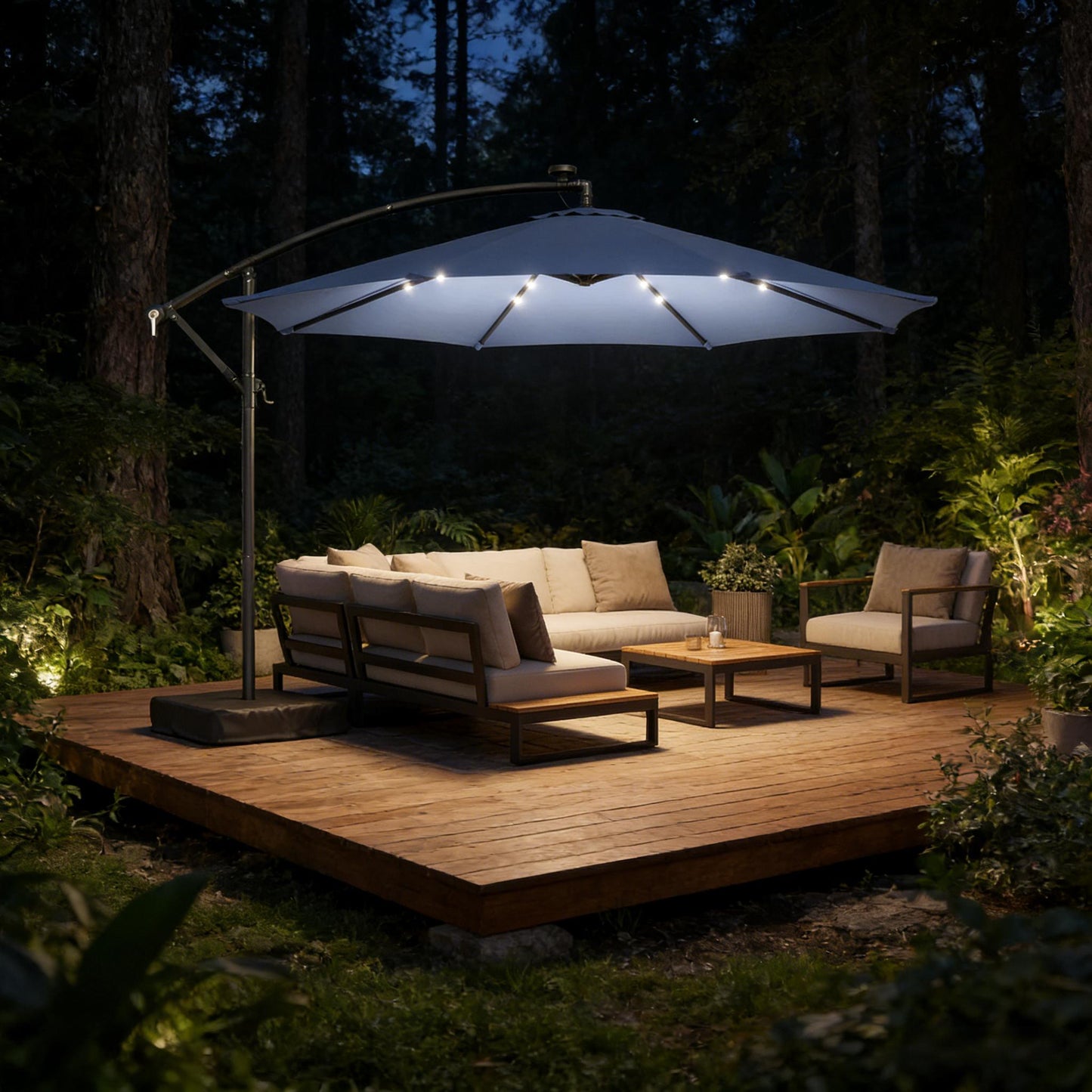 Modern Garden Umbrella,Outdoor Umbrella,Cantilever Patio Umbrella