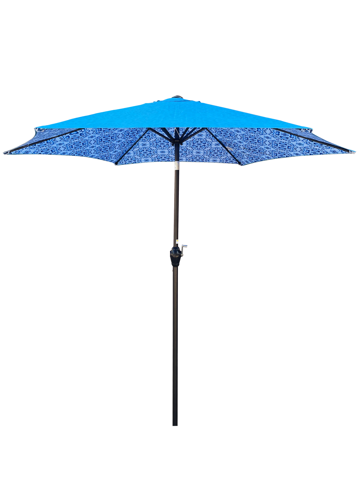 9FT UMBRELLA Ice Pattern + Blue