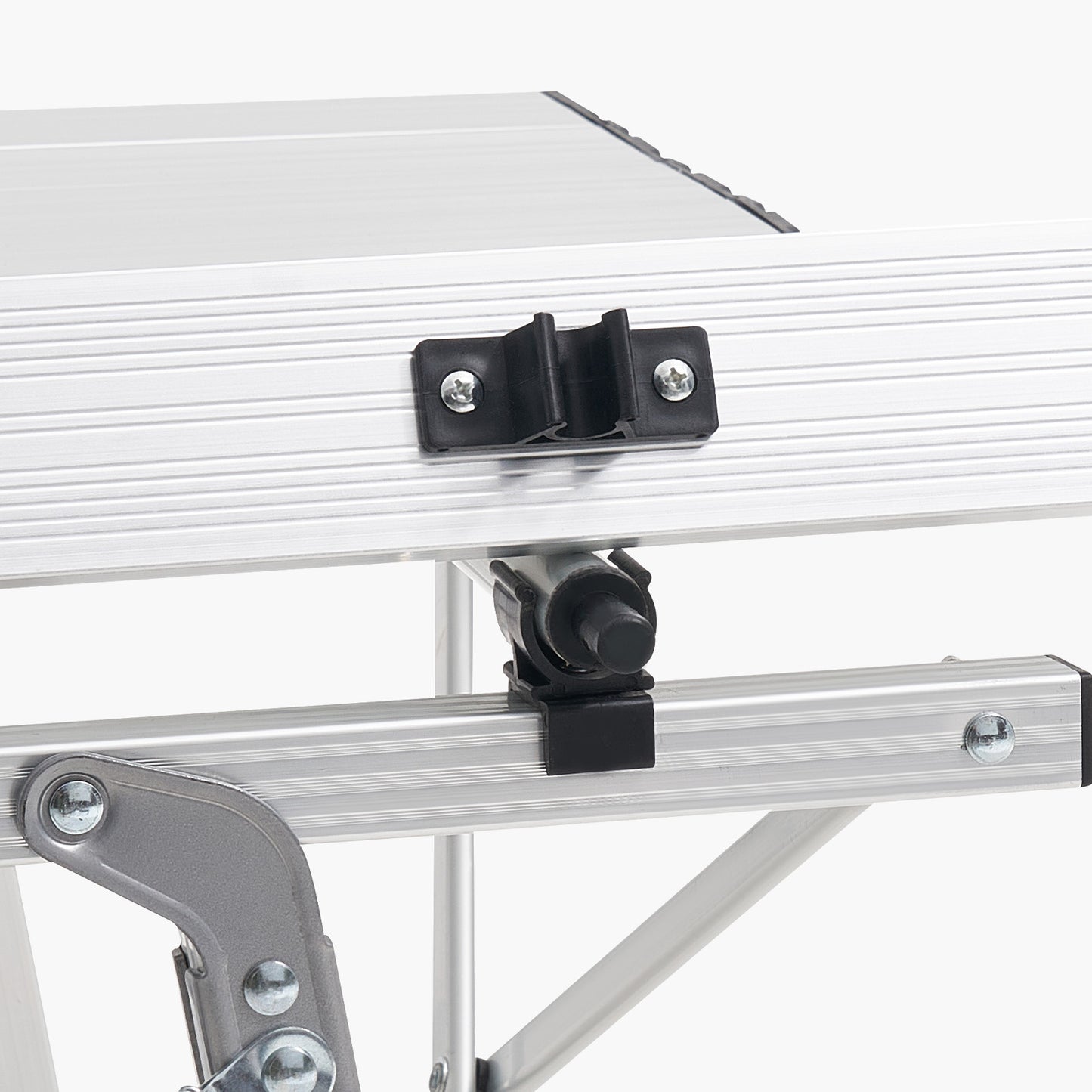 Folding Portable Camping Table Aluminum Outdoor Picnic Roll up Table Mesh Layer