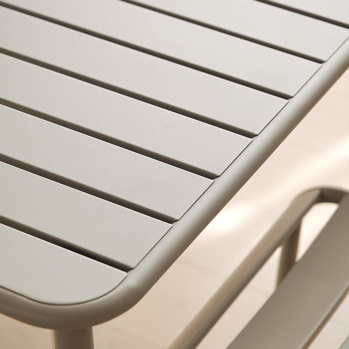 Sera square table outdoor courtyard table villa open air dining table waterproof table retro American modern simple balcony table coffee table