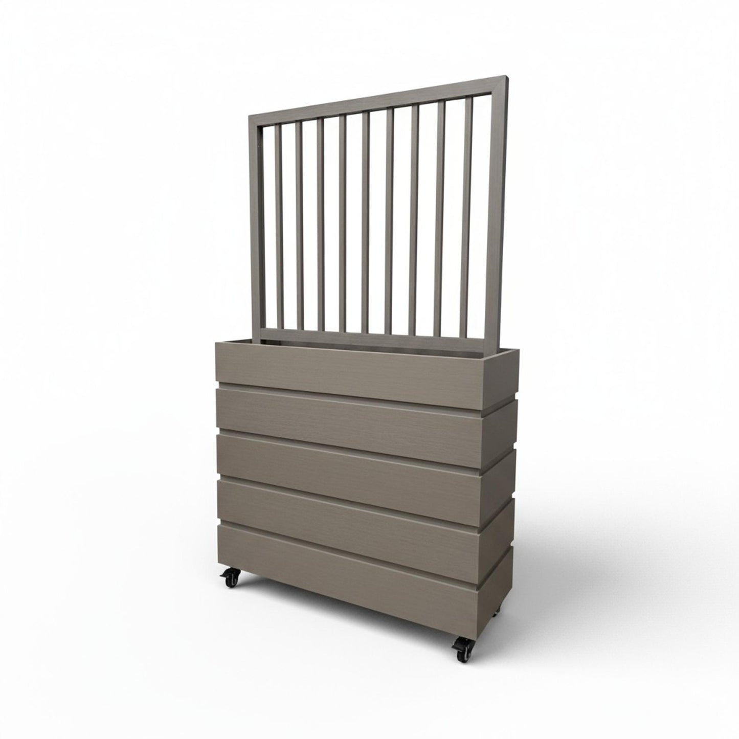 Terrace Divider Planter - Grey Brown