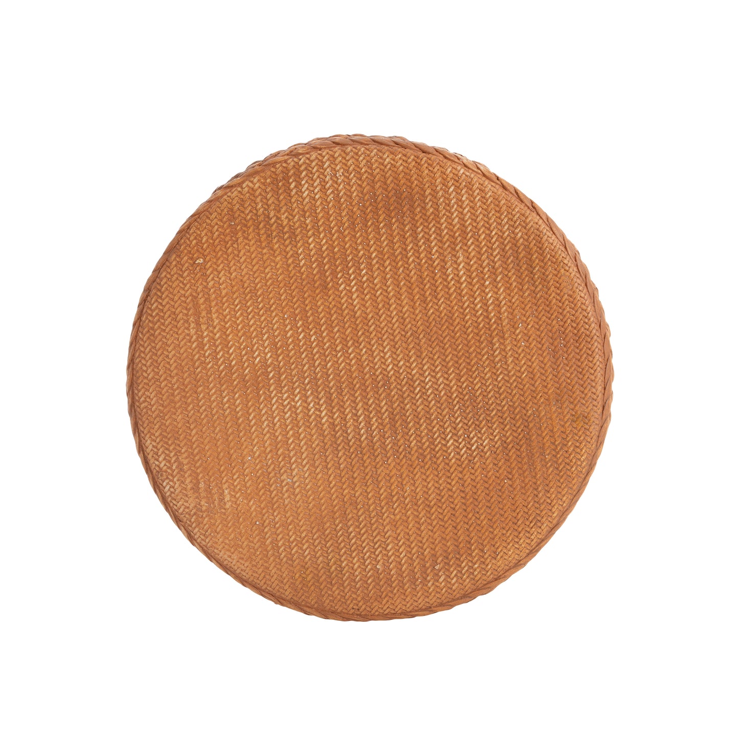 Evie Outdoor Patio Round MGO Side Table, Brown