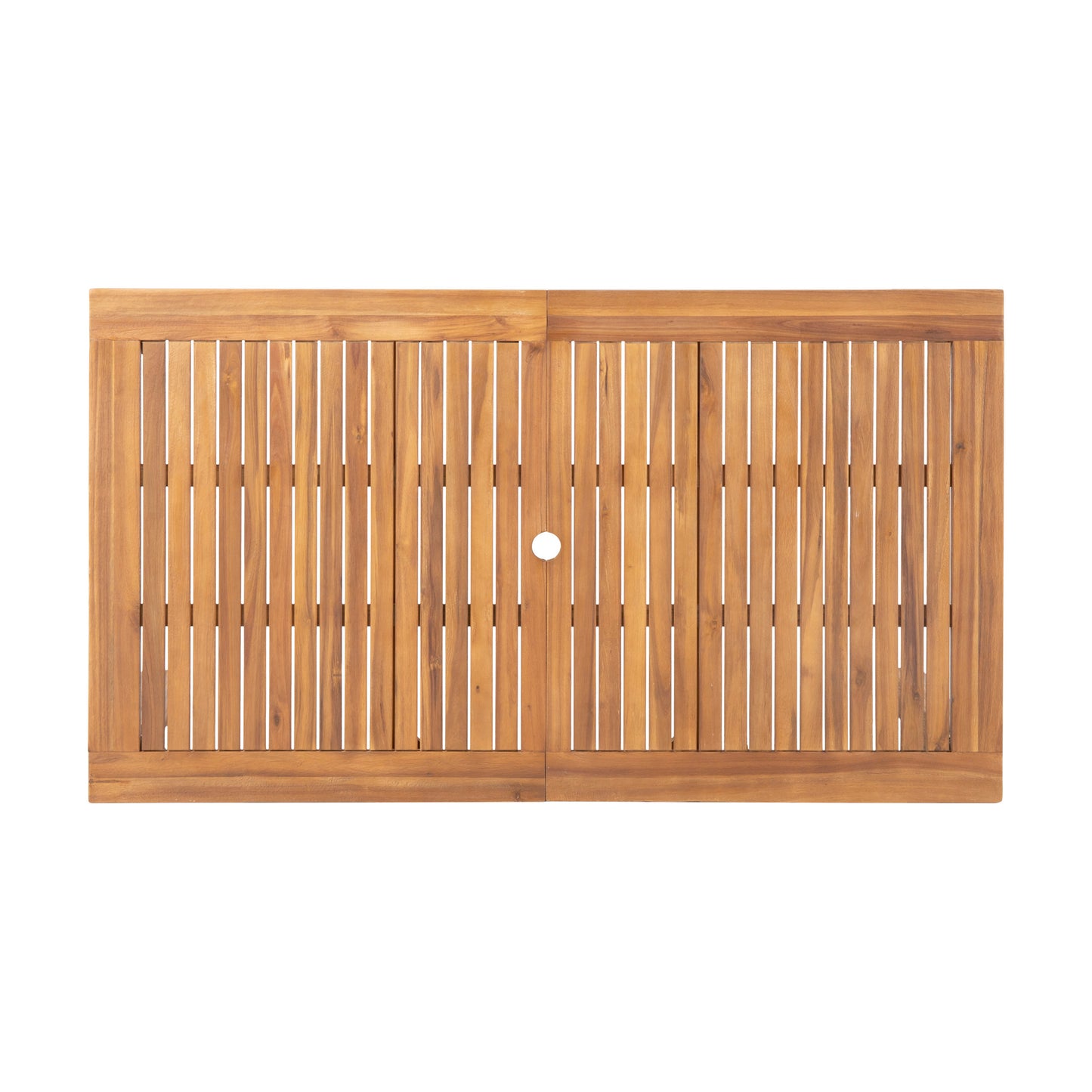 Outdoor Expandable Acacia Wood Dining Table,Natural