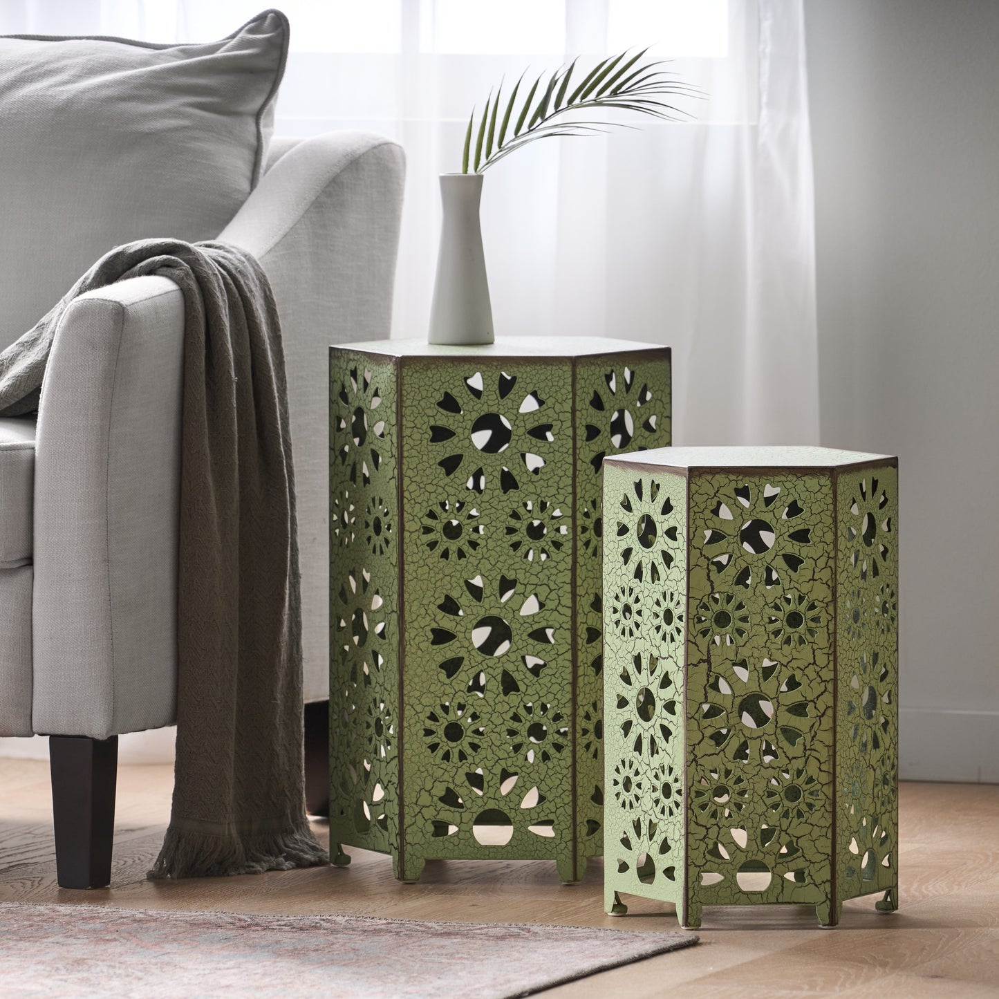 Outdoor ELIANA SIDE TABLE,2 PCS