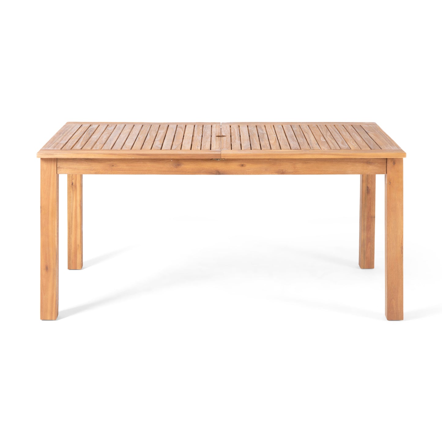Outdoor Expandable Acacia Wood Dining Table,Natural