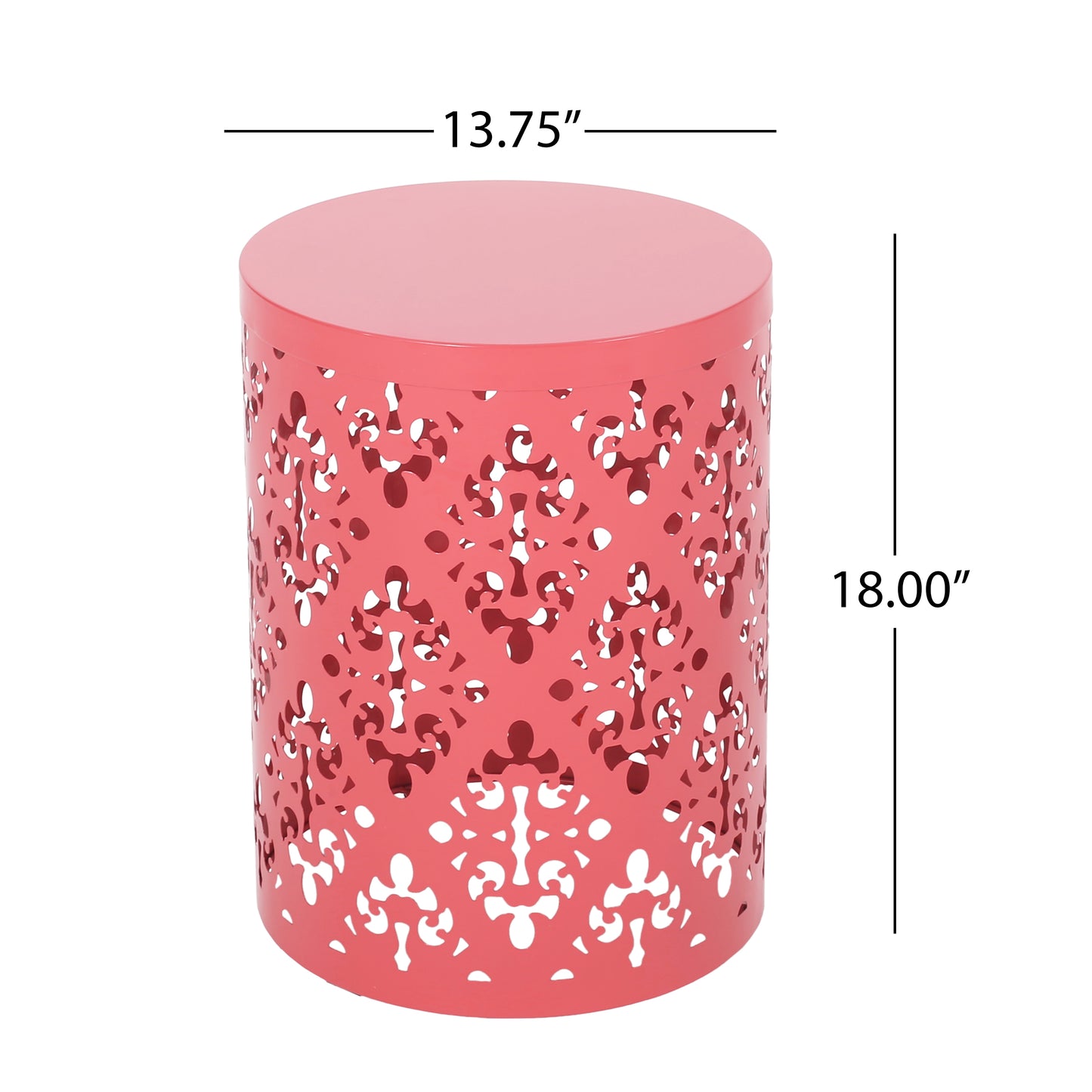 Outdoor Metal end Table -Large