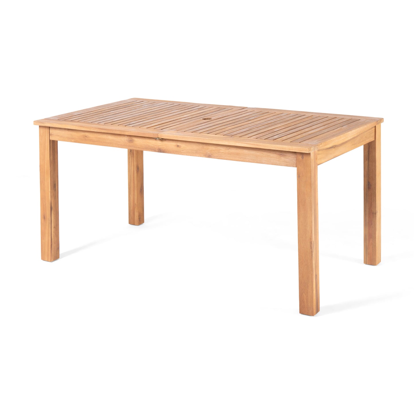 Outdoor Expandable Acacia Wood Dining Table,Natural