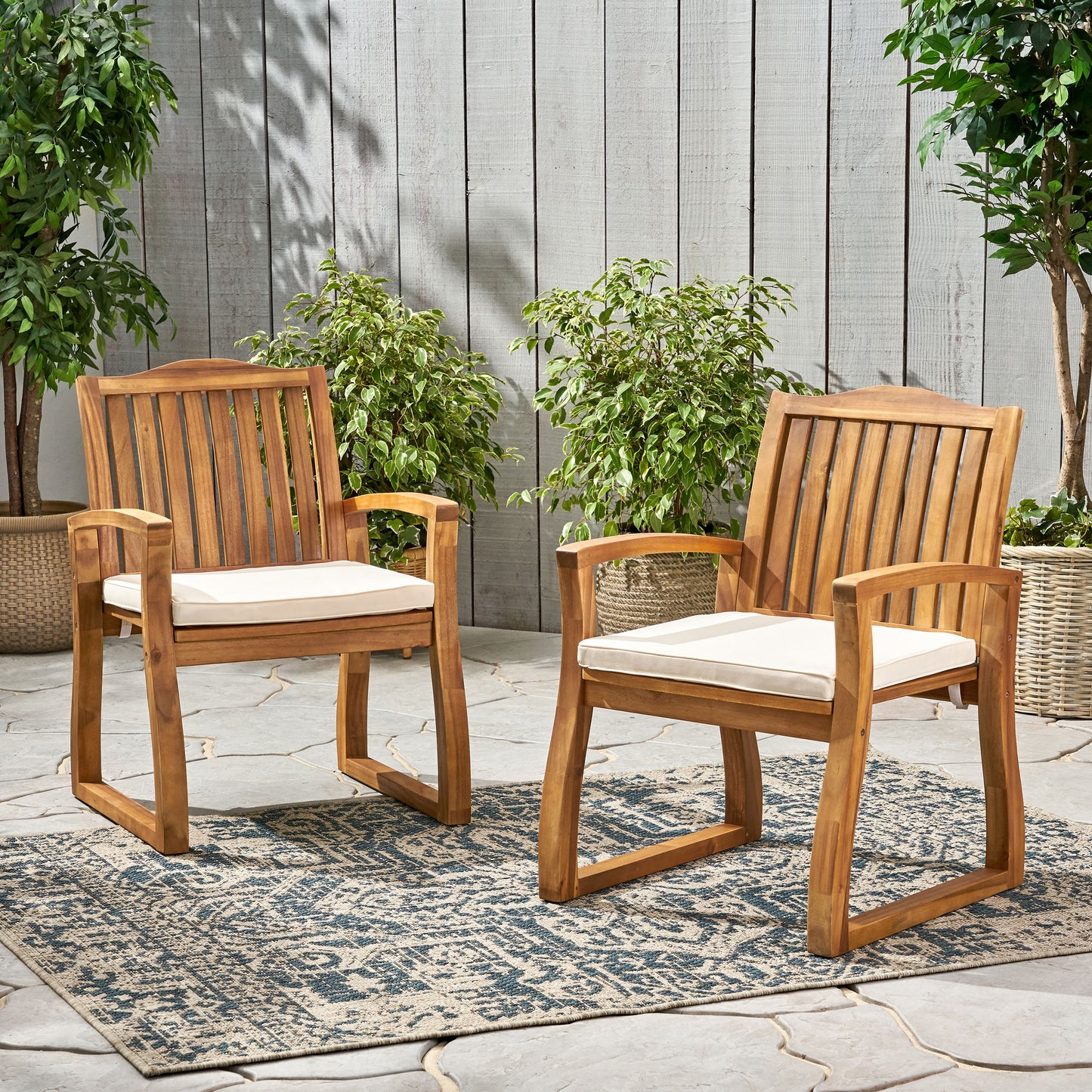 DELLA WOOD KD ARMCHAIR