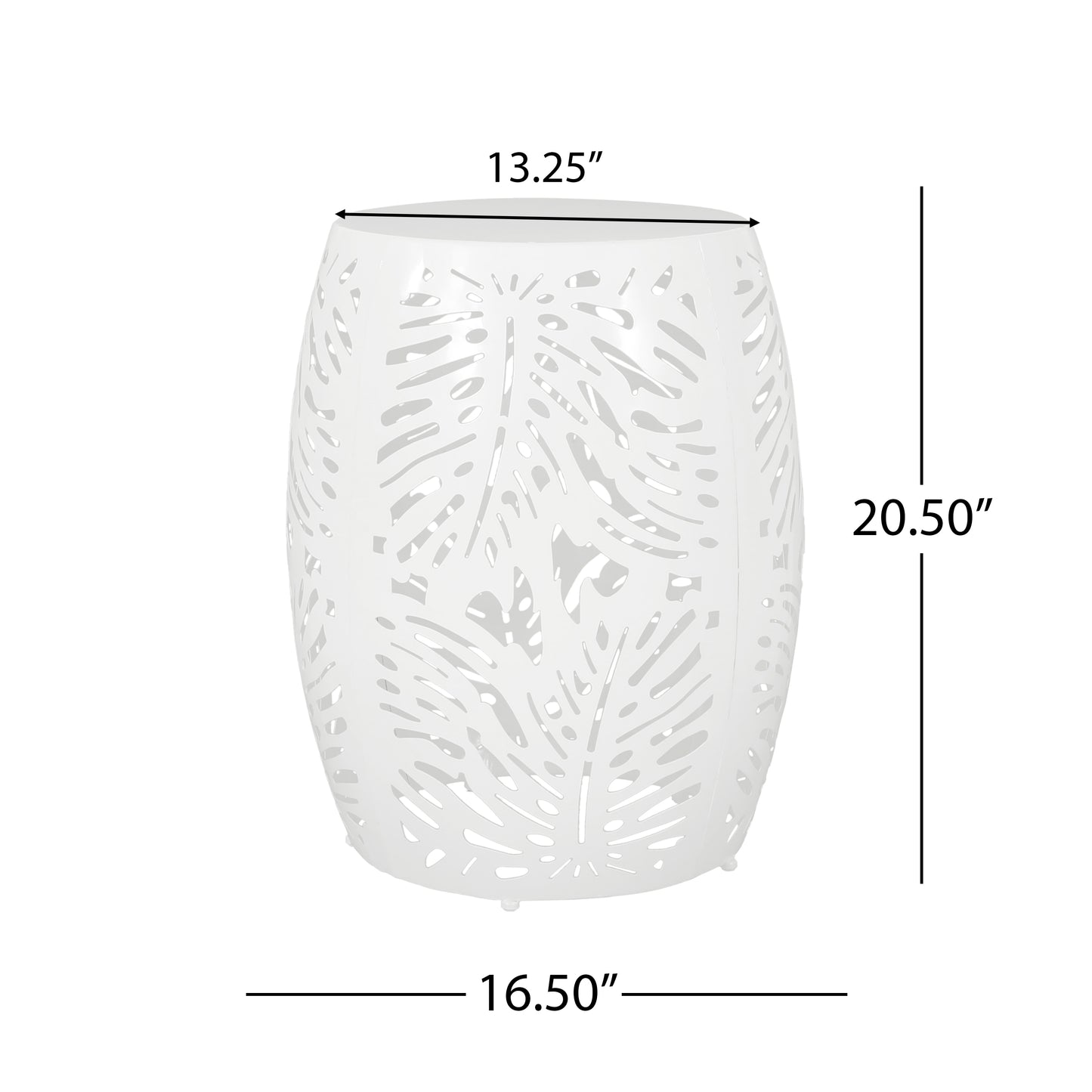 Metal End Table -Large
