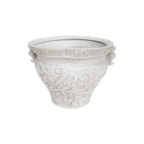 planter pot , Antique White PLANTER