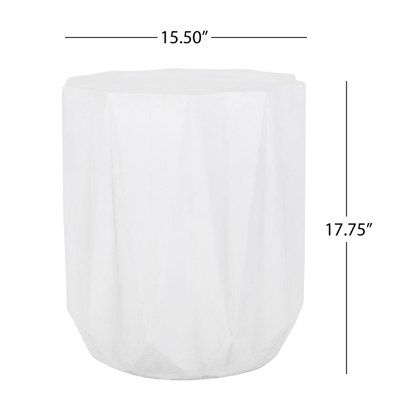 Outdoor LightWeight Concrete Side Table