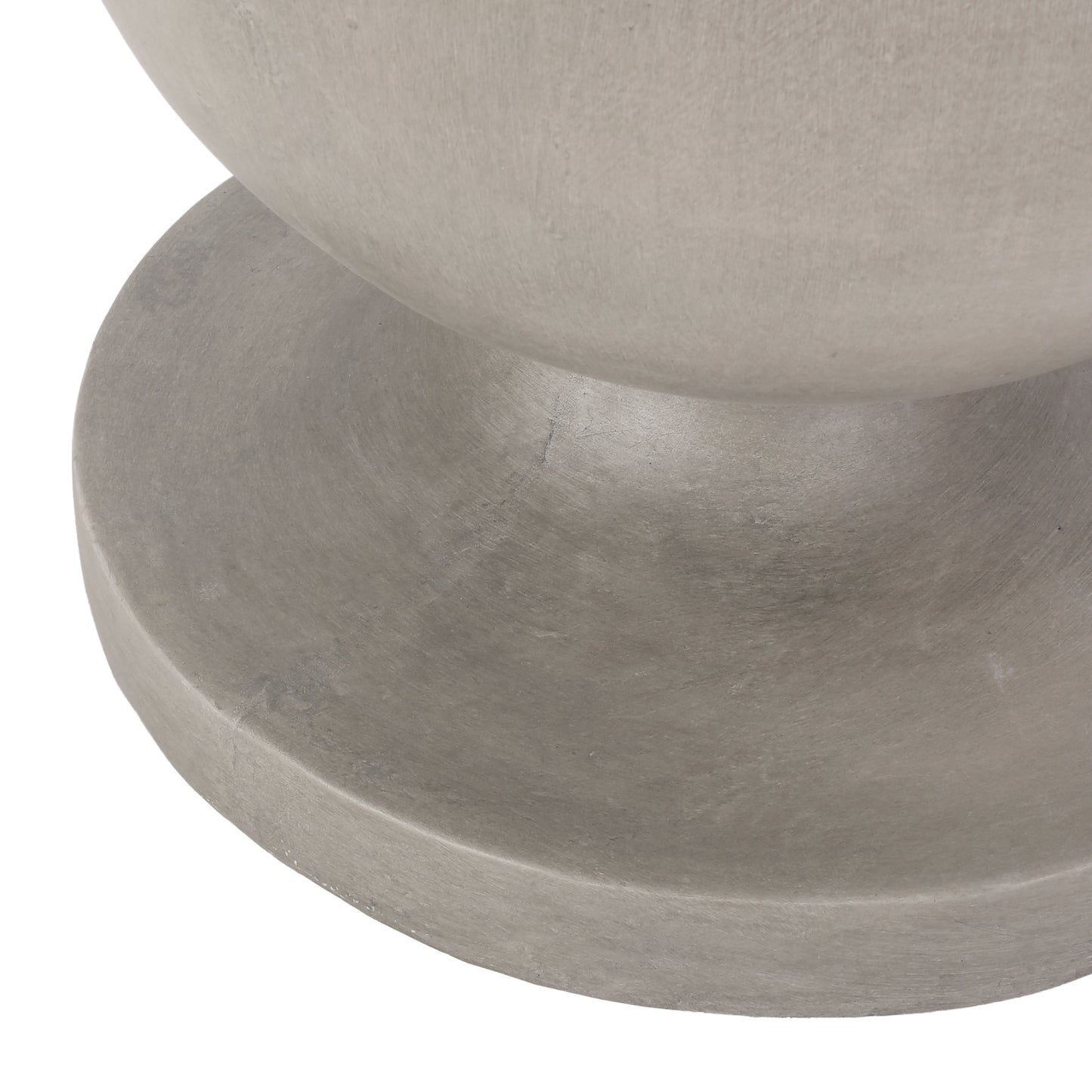Outdoor Lightweight End Table, Concrete Outdoor Side Table