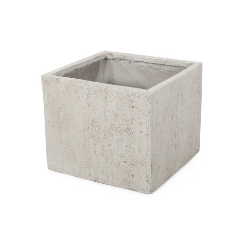 Large 22 in. W x 22 in. L White Concrete Magnesium Oxide Outdoor Raised Beds Planter Boxes
Questions & A